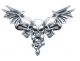 Single Tattoo Winged Skulls 211818  