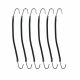 Bungee Elastics 6pc - Black 214649  