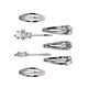 Micro Stackable Snap Clips 7pc set - Hematite 218798  