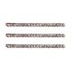 Rhinestone Bobby Pins 3 Pack - Rose Gold 218801  